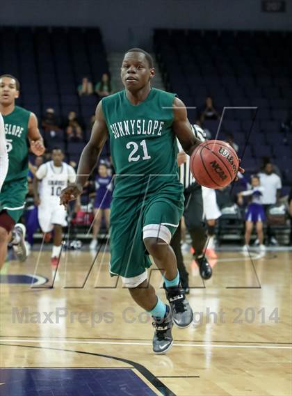 Thumbnail 1 in Cesar Chavez vs. Sunnyslope (MLK Basketball Classic) photogallery.