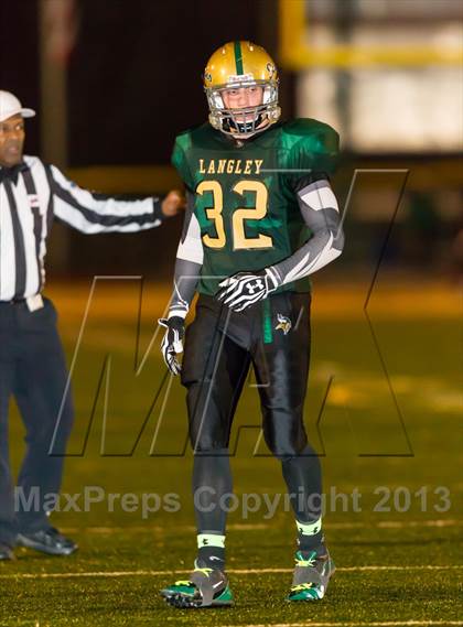 Thumbnail 1 in Stonewall Jackson @ Langley (VHSL 6A North Round 2 Playoff) photogallery.