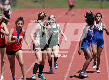 Thumbnail 2 in NJSIAA Track and Field Sectionals North 2 (Groups 1 and 4 - Girls) photogallery.