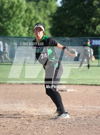 Thumbnail 2 in Dublin Coffman vs Watkins Memorial (OHSAA D1 District Semifinal) photogallery.