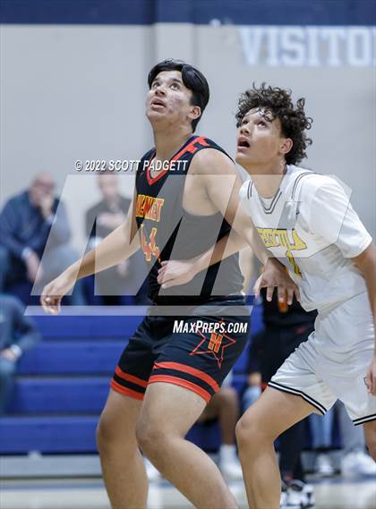 Thumbnail 2 in Temecula Valley vs. Hemet (Linfield Christian Caged Classic) photogallery.