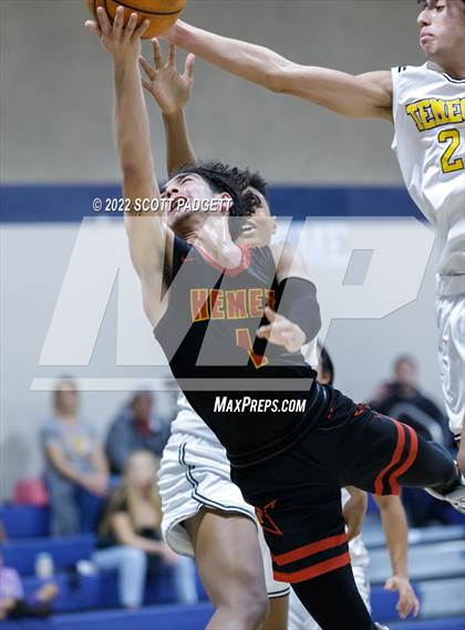 Thumbnail 2 in Temecula Valley vs. Hemet (Linfield Christian Caged Classic) photogallery.