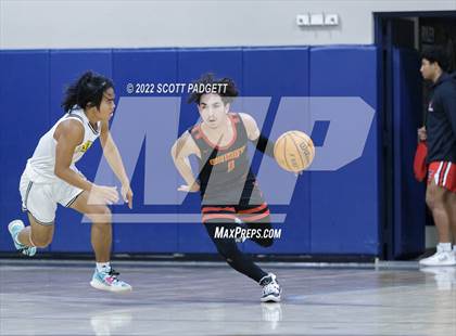 Thumbnail 3 in Temecula Valley vs. Hemet (Linfield Christian Caged Classic) photogallery.