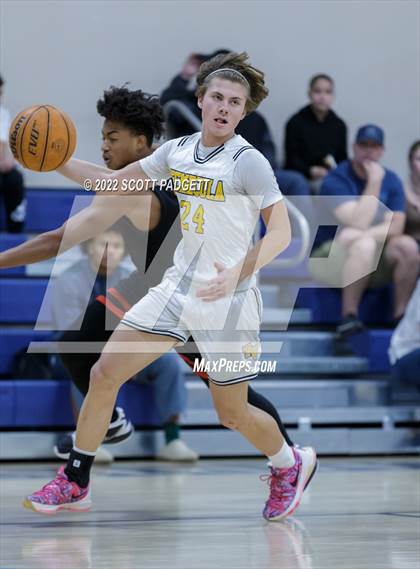 Thumbnail 3 in Temecula Valley vs. Hemet (Linfield Christian Caged Classic) photogallery.