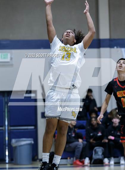 Thumbnail 2 in Temecula Valley vs. Hemet (Linfield Christian Caged Classic) photogallery.
