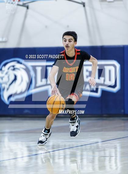Thumbnail 1 in Temecula Valley vs. Hemet (Linfield Christian Caged Classic) photogallery.
