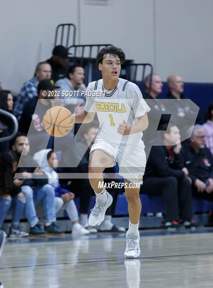 Thumbnail 2 in Temecula Valley vs. Hemet (Linfield Christian Caged Classic) photogallery.