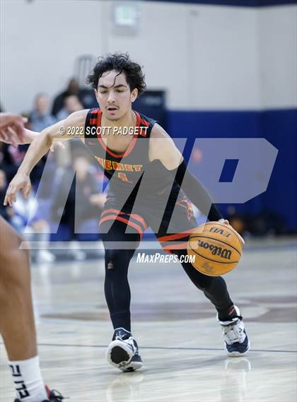 Thumbnail 1 in Temecula Valley vs. Hemet (Linfield Christian Caged Classic) photogallery.