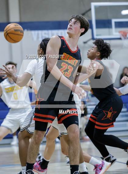 Thumbnail 1 in Temecula Valley vs. Hemet (Linfield Christian Caged Classic) photogallery.