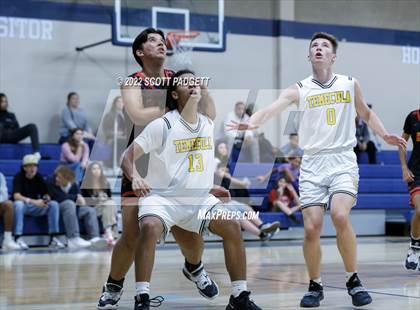 Thumbnail 3 in Temecula Valley vs. Hemet (Linfield Christian Caged Classic) photogallery.
