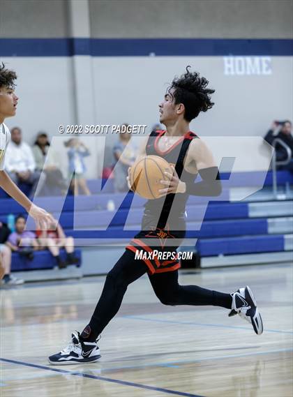 Thumbnail 3 in Temecula Valley vs. Hemet (Linfield Christian Caged Classic) photogallery.