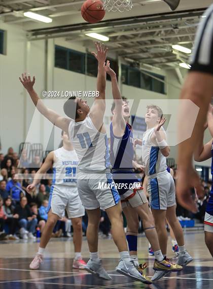 Thumbnail 3 in Blind Brook vs Westlake (NYSPHSAA Section 1 Class B Quarter Final) photogallery.