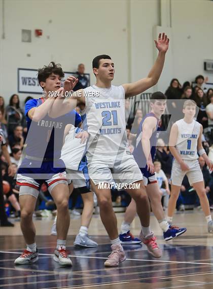 Thumbnail 3 in Blind Brook vs Westlake (NYSPHSAA Section 1 Class B Quarter Final) photogallery.