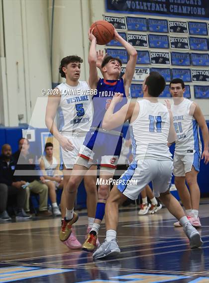Thumbnail 2 in Blind Brook vs Westlake (NYSPHSAA Section 1 Class B Quarter Final) photogallery.