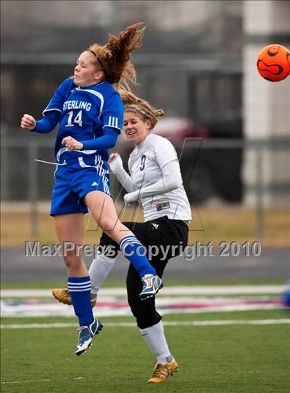 Thumbnail 3 in Ball vs Sterling (Pearland ISD Soccer Shootout) photogallery.