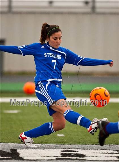 Thumbnail 3 in Ball vs Sterling (Pearland ISD Soccer Shootout) photogallery.