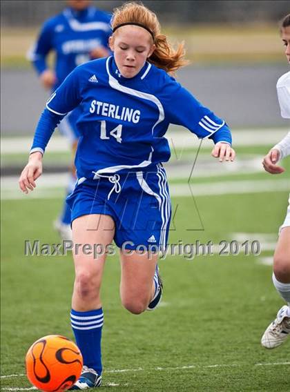 Thumbnail 2 in Ball vs Sterling (Pearland ISD Soccer Shootout) photogallery.