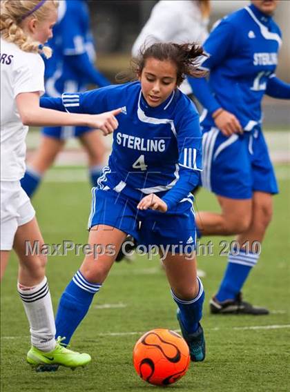 Thumbnail 2 in Ball vs Sterling (Pearland ISD Soccer Shootout) photogallery.