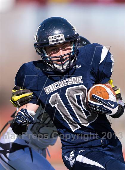 Thumbnail 1 in Duchesne vs. Diamond Ranch Academy (UHSAA 1A Semifinal) photogallery.