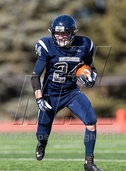 Thumbnail 1 in Duchesne vs. Diamond Ranch Academy (UHSAA 1A Semifinal) photogallery.