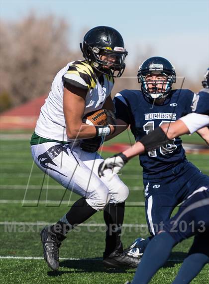Thumbnail 3 in Duchesne vs. Diamond Ranch Academy (UHSAA 1A Semifinal) photogallery.