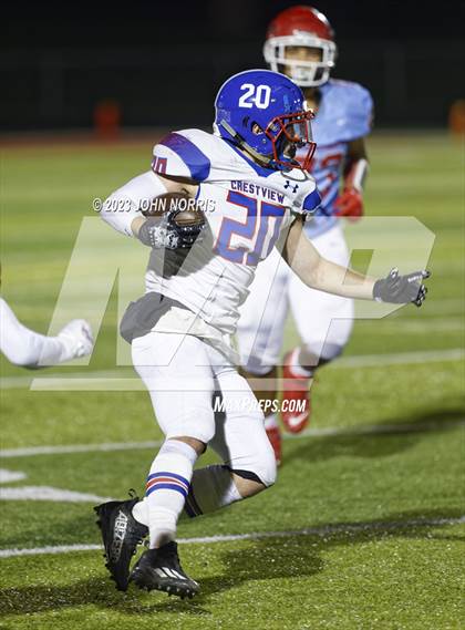 Thumbnail 1 in Crestview @ Lima Central Catholic (OHSAA Region 26 Regional Quarterfinal) photogallery.