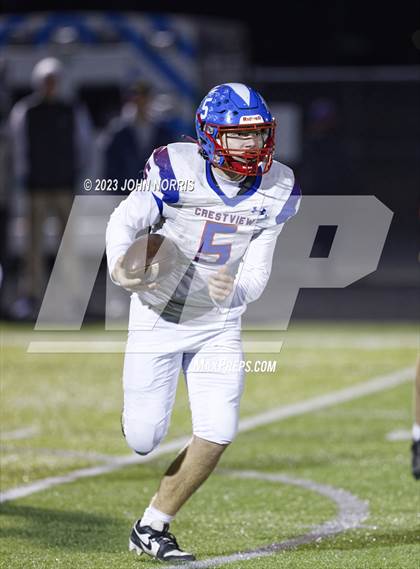 Thumbnail 1 in Crestview @ Lima Central Catholic (OHSAA Region 26 Regional Quarterfinal) photogallery.