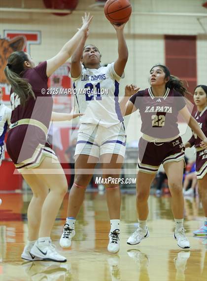 Thumbnail 2 in Zapata @ Port Isabel (UIL Girls Basketball 4A Division 2 Bi-District) photogallery.