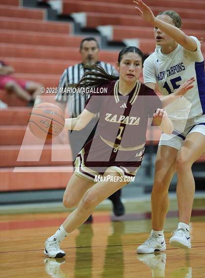 Thumbnail 3 in Zapata @ Port Isabel (UIL Girls Basketball 4A Division 2 Bi-District) photogallery.