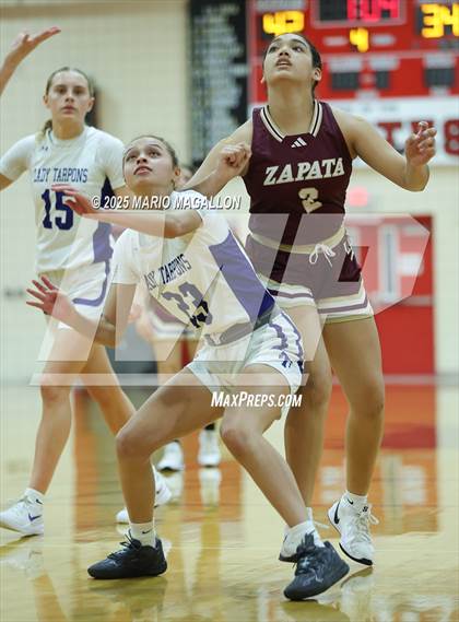 Thumbnail 1 in Zapata @ Port Isabel (UIL Girls Basketball 4A Division 2 Bi-District) photogallery.