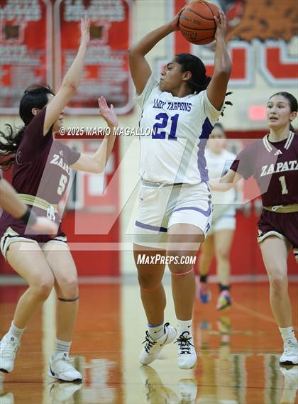 Thumbnail 2 in Zapata @ Port Isabel (UIL Girls Basketball 4A Division 2 Bi-District) photogallery.