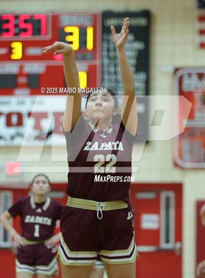 Thumbnail 3 in Zapata @ Port Isabel (UIL Girls Basketball 4A Division 2 Bi-District) photogallery.
