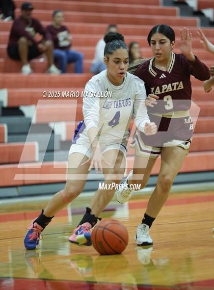 Thumbnail 3 in Zapata @ Port Isabel (UIL Girls Basketball 4A Division 2 Bi-District) photogallery.
