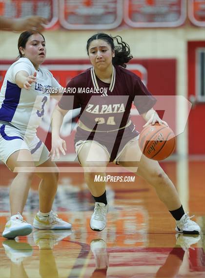 Thumbnail 3 in Zapata @ Port Isabel (UIL Girls Basketball 4A Division 2 Bi-District) photogallery.