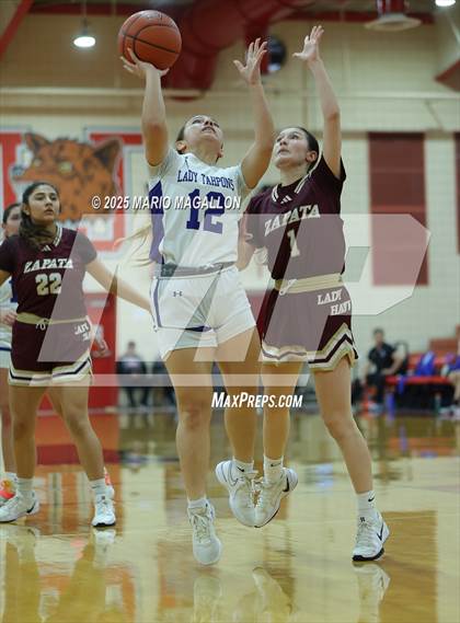 Thumbnail 3 in Zapata @ Port Isabel (UIL Girls Basketball 4A Division 2 Bi-District) photogallery.