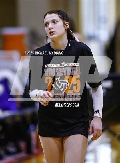 Thumbnail 2 in Hardin vs Warren (UIL Volleyball 3A DII Bi-District) photogallery.