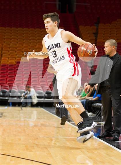 Thumbnail 2 in Coral Springs vs. Miami Christian (HoopHall Miami Invitational) photogallery.