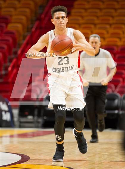 Thumbnail 1 in Coral Springs vs. Miami Christian (HoopHall Miami Invitational) photogallery.