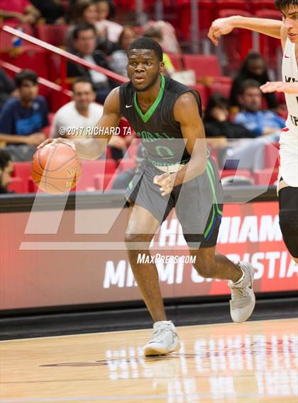 Thumbnail 3 in Coral Springs vs. Miami Christian (HoopHall Miami Invitational) photogallery.