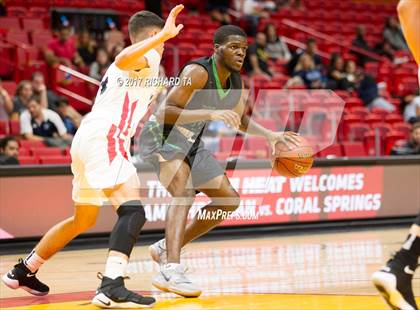 Thumbnail 3 in Coral Springs vs. Miami Christian (HoopHall Miami Invitational) photogallery.
