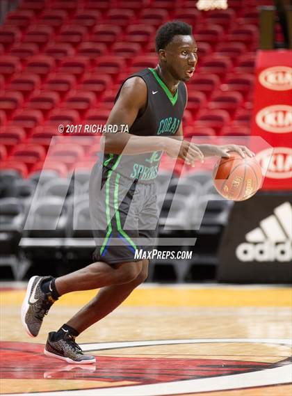 Thumbnail 2 in Coral Springs vs. Miami Christian (HoopHall Miami Invitational) photogallery.