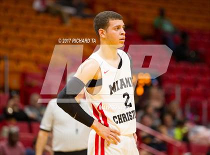 Thumbnail 1 in Coral Springs vs. Miami Christian (HoopHall Miami Invitational) photogallery.