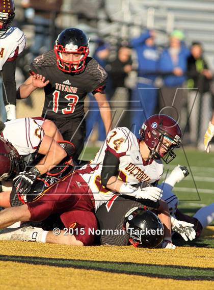 Thumbnail 1 in Attica vs. Victoria (KSHSAA 8-Man Division II Final) photogallery.