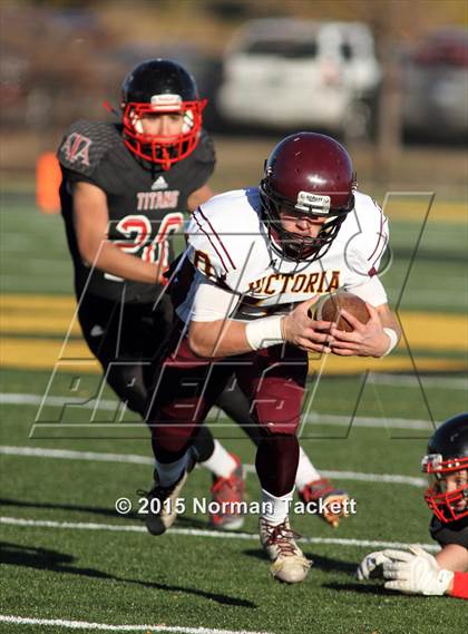Thumbnail 2 in Attica vs. Victoria (KSHSAA 8-Man Division II Final) photogallery.