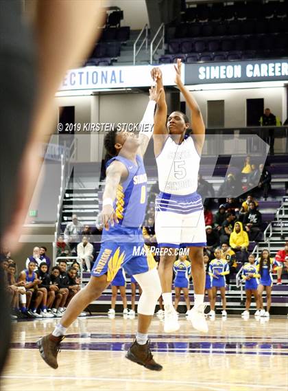 Thumbnail 2 in Curie vs. Simeon (IHSA 4A Super-Sectional Final) photogallery.