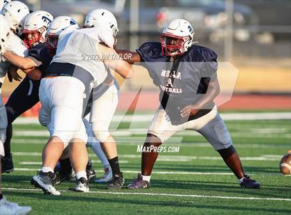 Thumbnail 3 in Trinity Christian vs Dallas HSAA (scrimmage) photogallery.