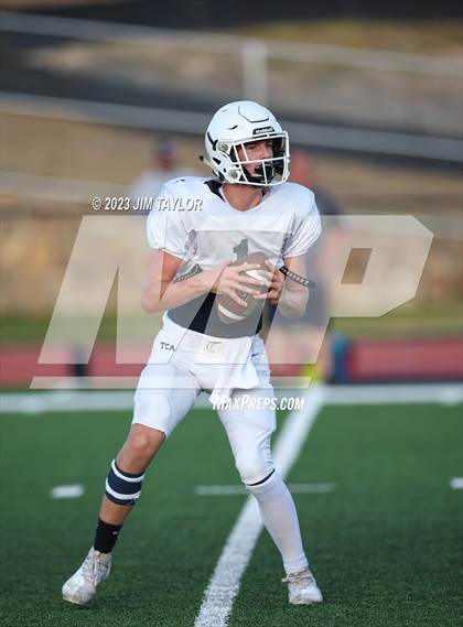 Thumbnail 1 in Trinity Christian vs Dallas HSAA (scrimmage) photogallery.