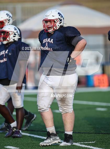 Thumbnail 1 in Trinity Christian vs Dallas HSAA (scrimmage) photogallery.