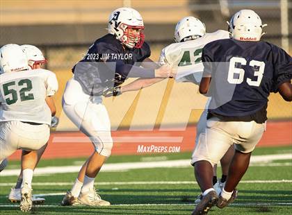 Thumbnail 1 in Trinity Christian vs Dallas HSAA (scrimmage) photogallery.