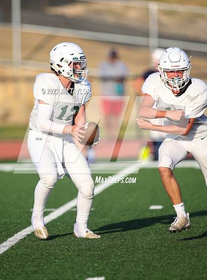 Thumbnail 1 in Trinity Christian vs Dallas HSAA (scrimmage) photogallery.